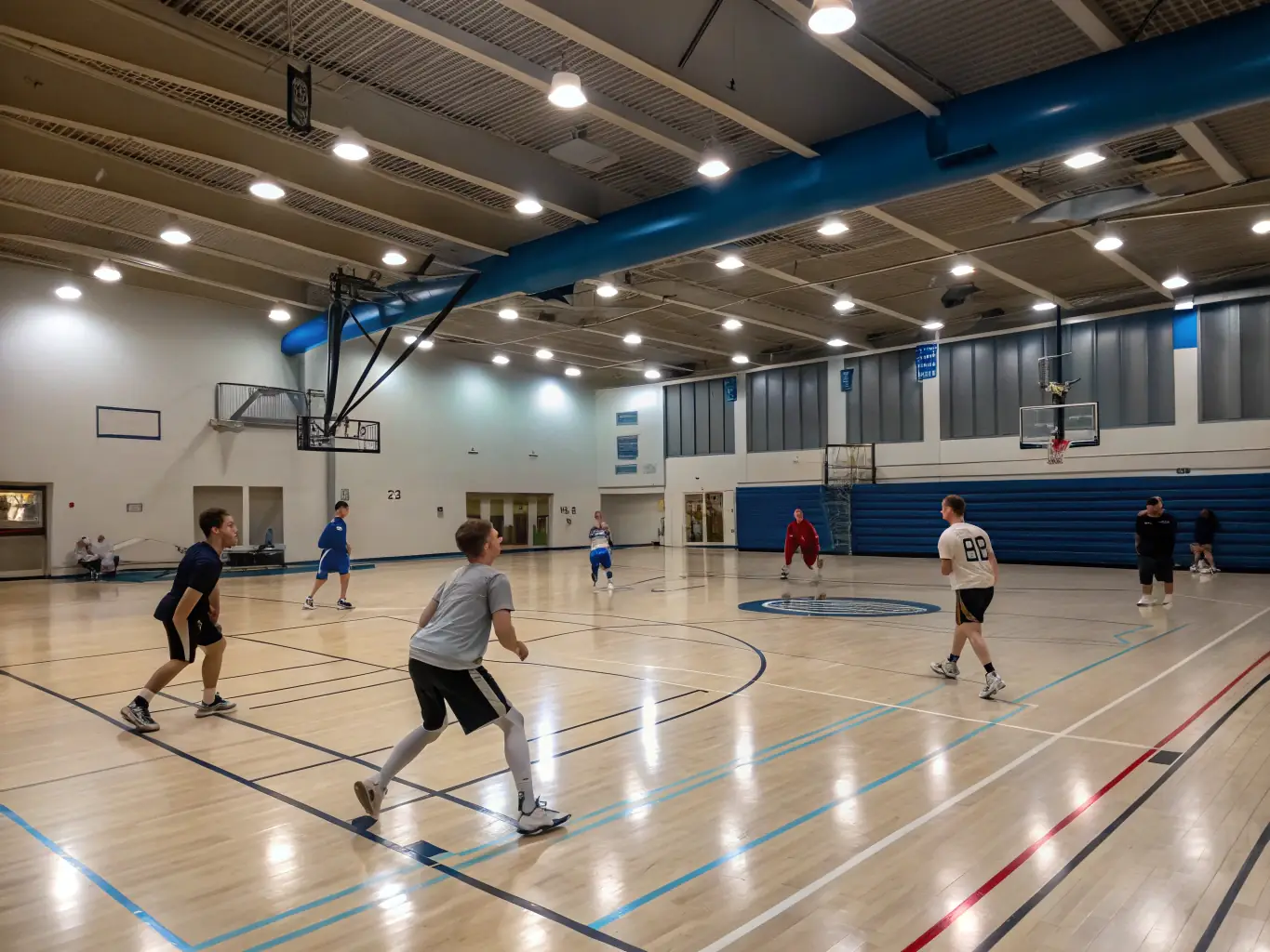 A vibrant image of students participating in a UNSS-organized basketball tournament, showcasing teamwork and sportsmanship.